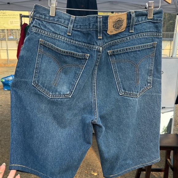 Vintage GWG Men's Blue Denim Jean Shorts - Picture 3 of 4